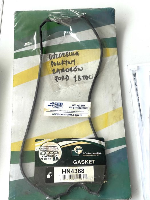 Zestaw uszczelek pokrywy zaworów góry silnika BGA HN4368 FORD – NOWY
